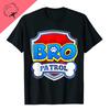 Maglietta Bro Patrol Cane Divertente Festa di Compleanno T-Shirt Uomo alla Moda Estate Nuovi Arrivi Girocollo Manica Corta Casual Hipster Top Larghi