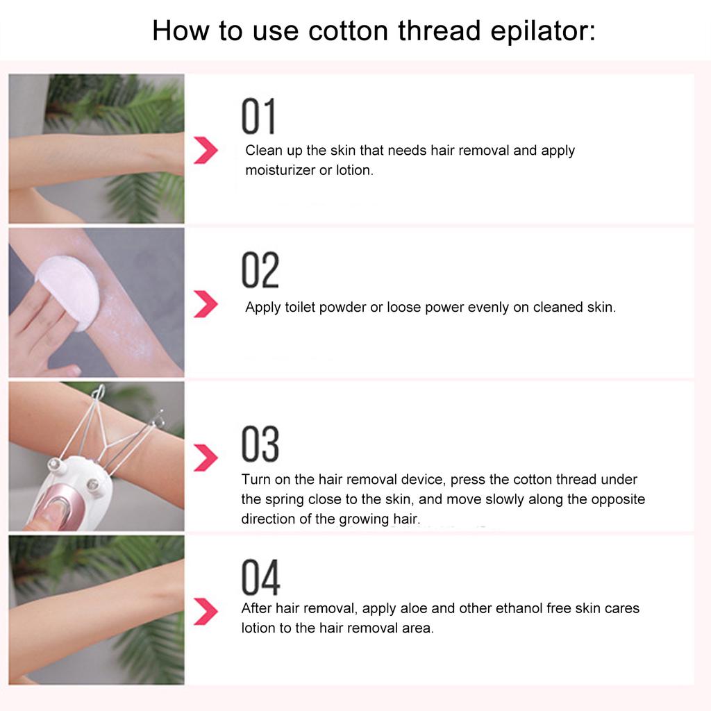 Pearl Powder Women Mild Skin Beauty Loose Powder Accessory for Cotton Thread Epilator 0.4oz