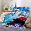 1 stuks Elsa Frozen deken Lichtgewicht Flanellen Plaid voor Bank Bed Reizen Kamperen Woonkamer Kantoor Bank Stoel