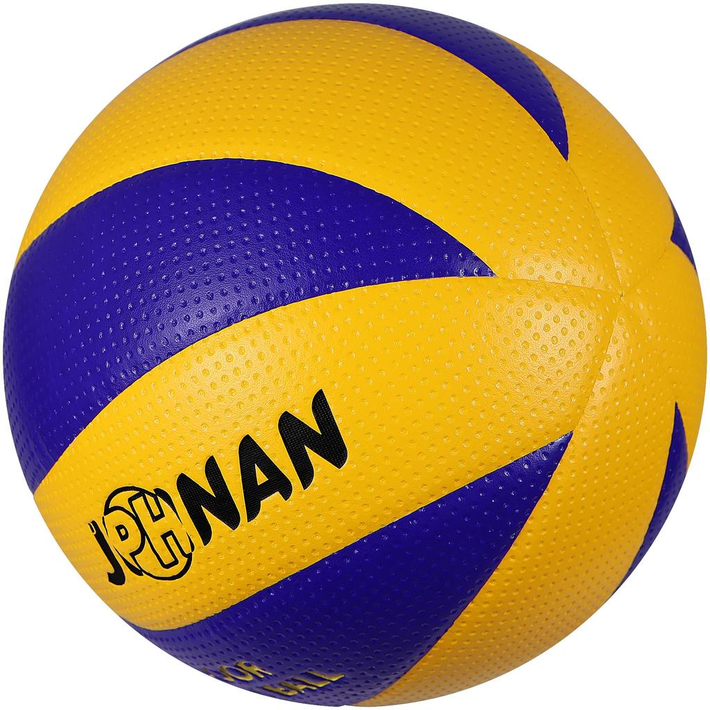 JPHNAN Professional Size Durable Official Microfiber Synthetic Leather Butyl Waterproof Internal International Standard Compliant Volleyball, 5,
