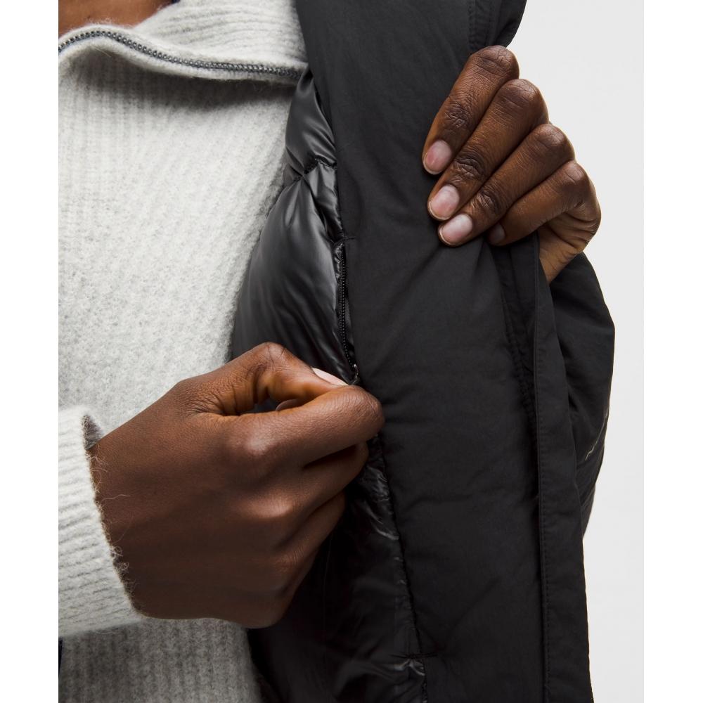 Lululemon Bubble Hem 600 Down Fill Puffer Jacket Black