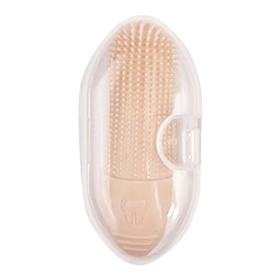 Finger Pet Toothbrush Finger Silicone Toothbrush Soft Cover Dog Bristles Safe Pet жёлтый