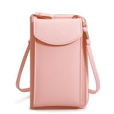 Modische Handy-Münzkarten-Umhängetasche für Damen, kleine Umhängetasche aus PU-Leder