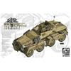 AFV Club 1/35 Scale German Army Sd.Kfz.233 8-Wheeled Heavy Armored Reconnaissance Vehicle with 7.5cm Gun, Plastic Model Kit FV35233