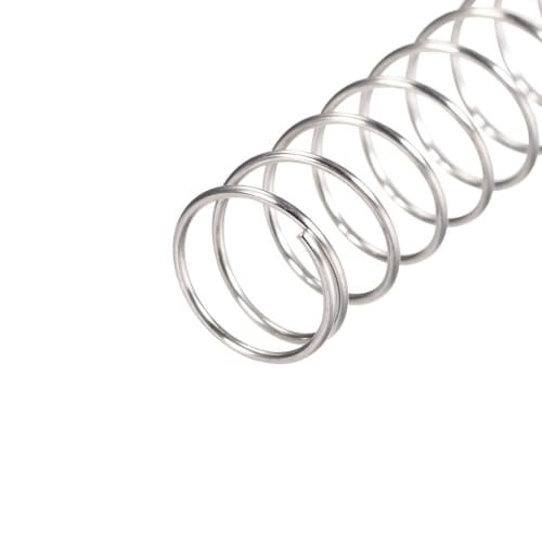 uxcell Compression Spring, 90mm, 304 Stainless Steel Coil Spring, 15mm Outer Diameter, 1mm Wire Diameter, 45mm Compression Length, 35N Load, Pack of 5