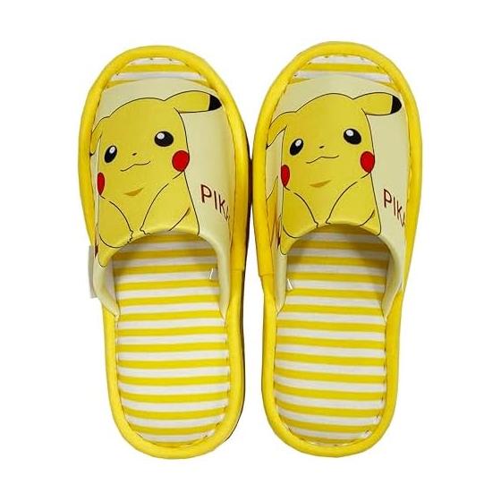 [Pokmon] Pokemon Pikachu Cute, Comfortable, Easy to walk in [Japanese Slippers] Stylish [Character] Yellow 24cm 211626 Slippers Room Shoes Shoes For