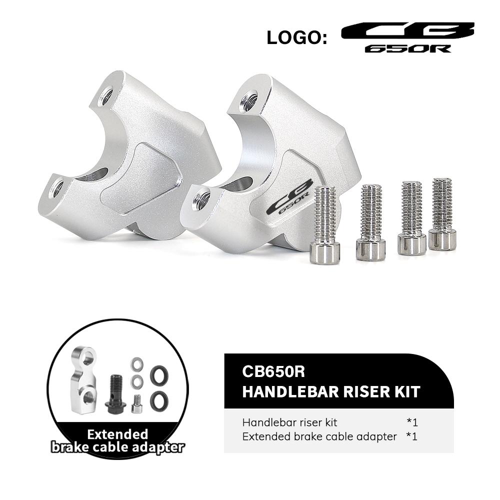 For Honda CB650R CB 650R CB 650 R 2019-2025 Handlebar Riser Clamp Adapter Handle Bar Height Lift Mount Motorcycle Accessories
