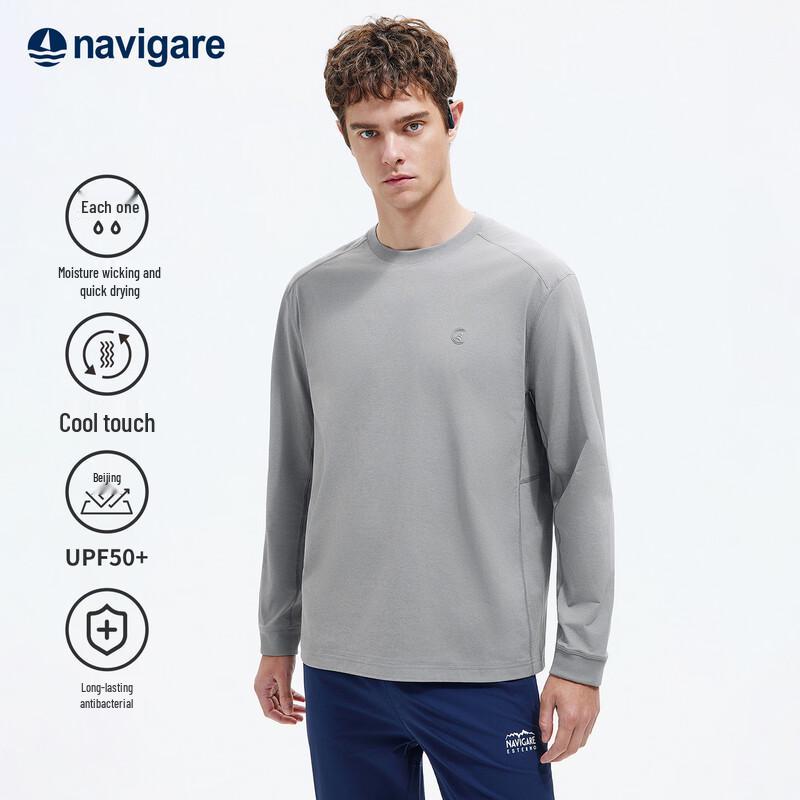 Navigare Men's Quick-Dry Long-Sleeve T-Shirt