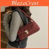 Korean Style Small Pu Handbag With Stitching Detail For Daily Casual Use