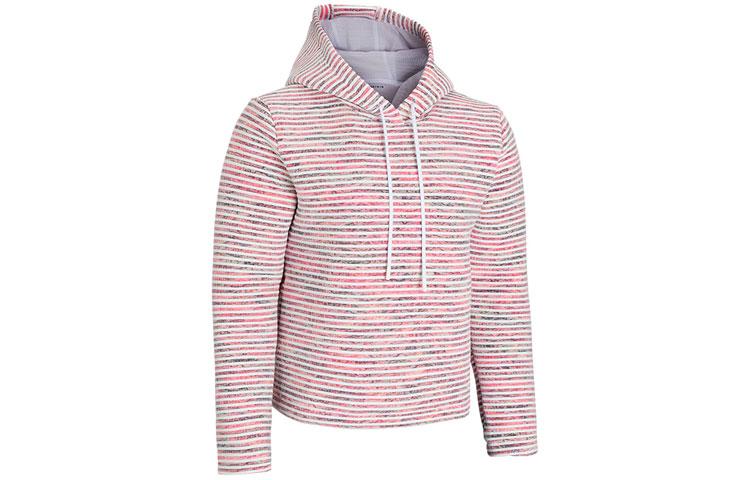 Under Armour Sweatshirts Women s Pink Hooded Moderate Regular 1366002-100 M