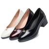 Fashion AIYUQI Women Shoes Mid-heel 2024 Spring New Formal Dress Ladies Shoes Genuine Leather Large Size 41 42 43 Women's Work Shoes