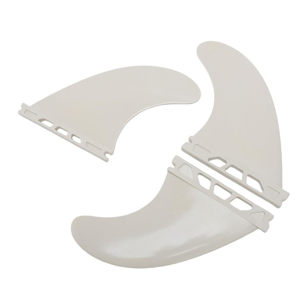 Surfboard Fins Set of 3 Sturdy PVC   for Longboard Shortboard Stand Up Paddle Board