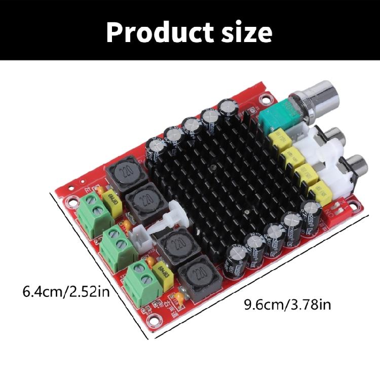 100W Auditory Amplifier Module TDA7498 Chip High Efficiency for Enhances Sound Performances in Various Setting XH-M510