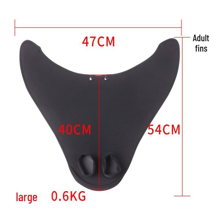 Adult & Kids Mermaid Monofin Swimming Equipment with Single & Double Fins