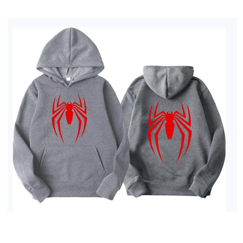 Fashion printed Spider hoodie for men Casual hoodie pullover Sweatshirt for men top spider hoodie sweatshirt