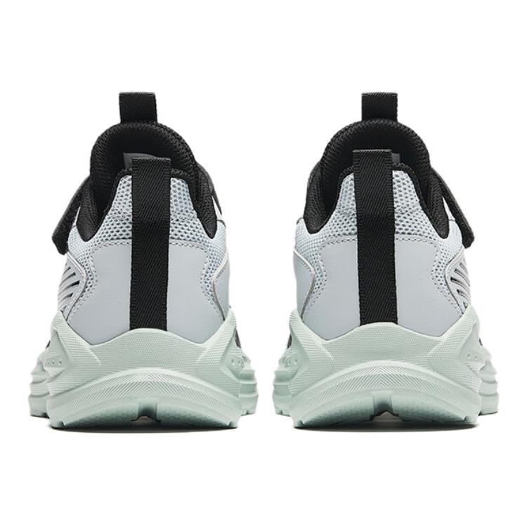 Anta Trendy Versatile Lightweight Shock Absorbing Breathable Low Top Kids Running Shoes Kids Sneaker Black Gray Green A12435522-3