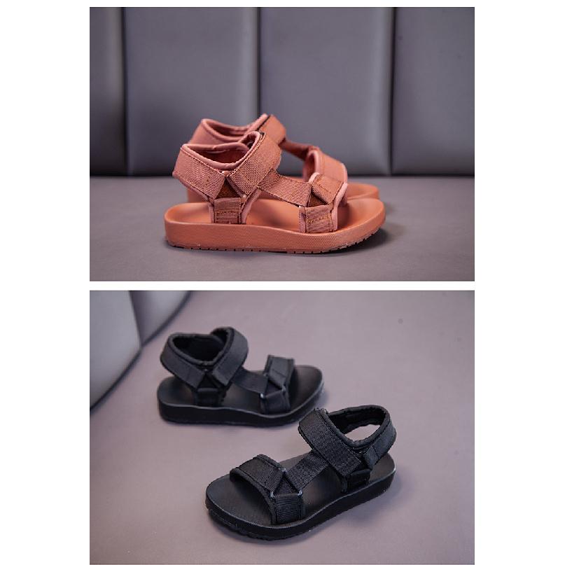 Summer New Children's Shoes Boys Casual Versatile Beach Shoes Girls Woven Strap Fashion Simple Open-Toe Sandals