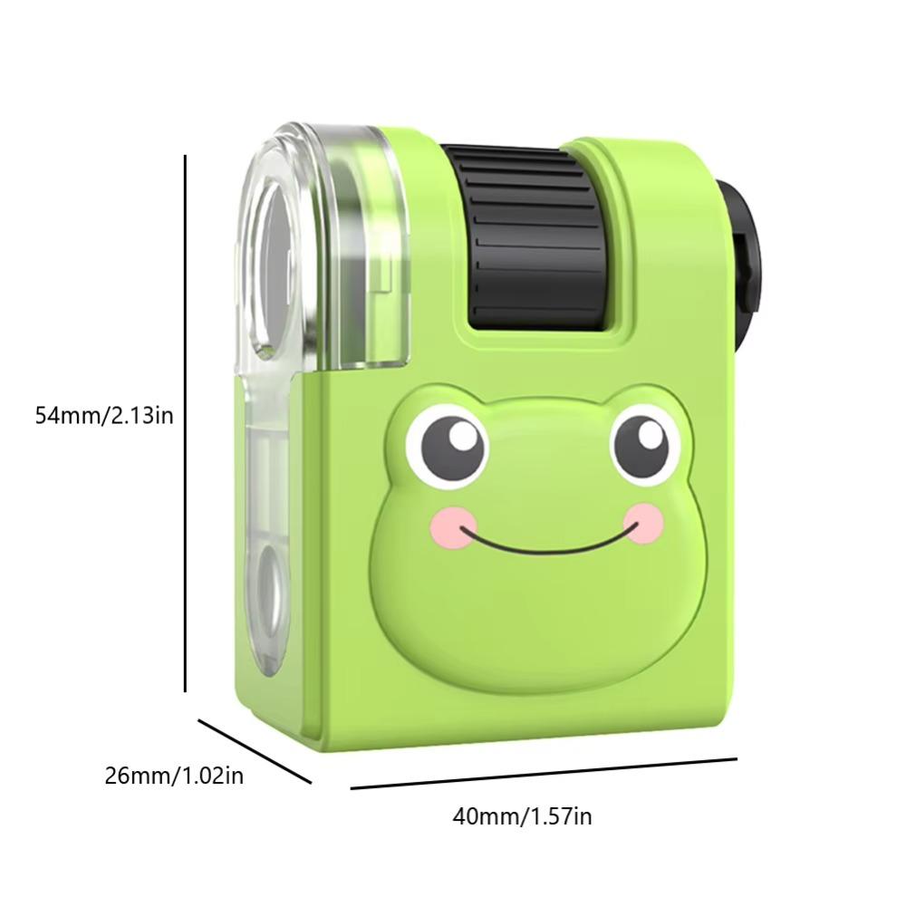 LED Flashlight 80x Mini Microscope Pocket Size Pocket Microscope Science Portable Microscope  Girls