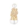 Zodiac Gemini Pendant Earrings Unisex Earrings Gold E1302ABCCY-D301