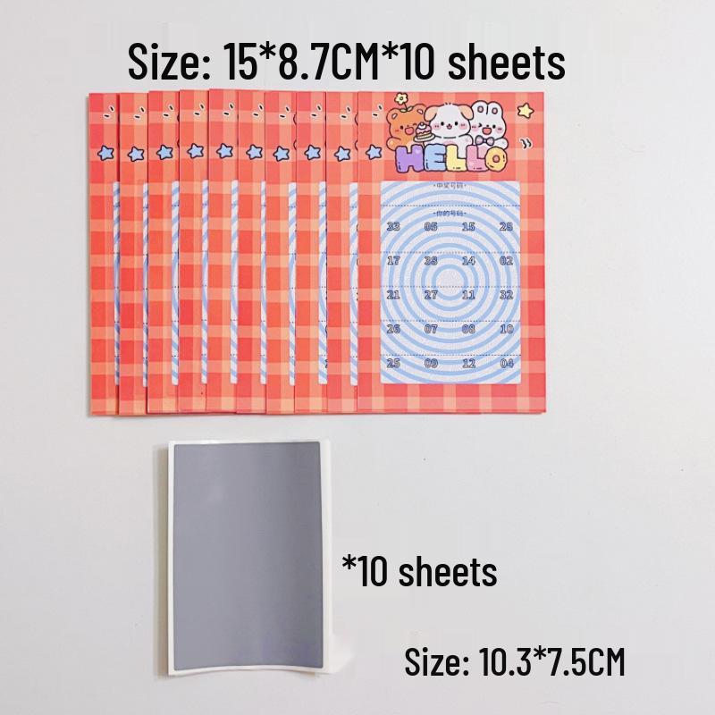 DIY Parent-Child Halloween Scratch-off Greeting Card Game