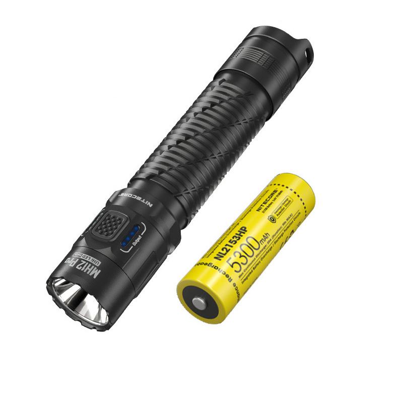 

MH12 Pro 40 Вт 3300LM 505M Uhi 40 светодиодный фонарик с NL2153HP 5300 мАч 20A 21700 литий-ионный аккумулятор USB C перезаряжаемый IP68 водонепроницаемый