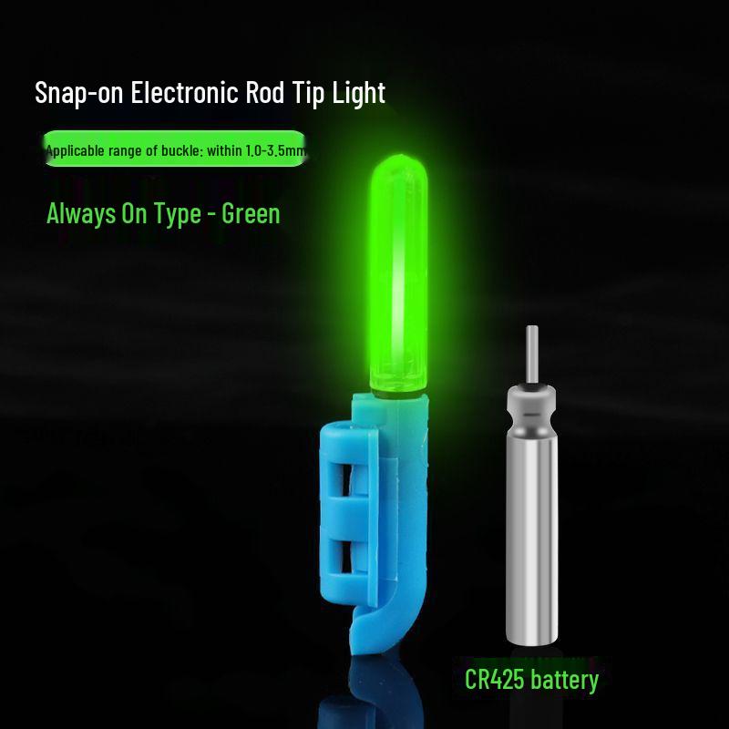 Multi-Color LED Luminous Rod Tip for Night Fishing - Electronic Fluorescent Light Stick Alarm