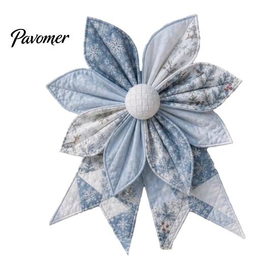 Rustic Farmhouse Home Decor Large Patchwork DIY Sewing Kit, Quilted Fabric Craft Set, Beginner Friendly Needlework Handmade Door Decoration Wreath for