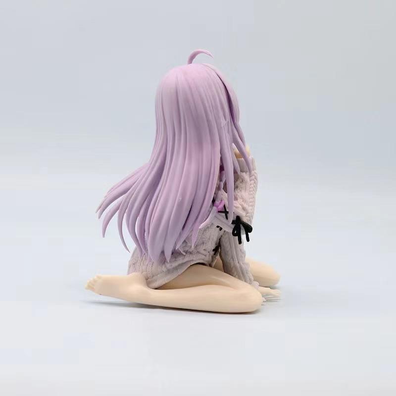 13cm The Journey of Elaina Anime Figures Model Elaina Sweater Doll Action Figure Room Desk Decor Gift Toys