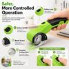 Cordless Electric Scissors 4V Rotary Cutter for Cardboard Fabric
