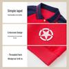 ASK JUNIOR Boys' Polo Collar Color-Block Sweatshirt