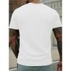 Print Outdoor Sports T-shirt For Men, Casual Short Sleeve, Round Neck Top, Fashion Trendy Tee, Summer Comfortable Top, Idea For Everyday Wear