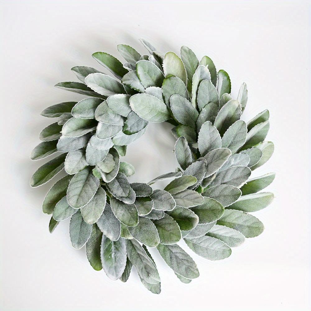 

1pc Simulation Rabbit Ears Leaf Green Plant Garland for Outdoor Yard Garden Home Porch Decoration Holiday Party Decoration Gift for Friends
