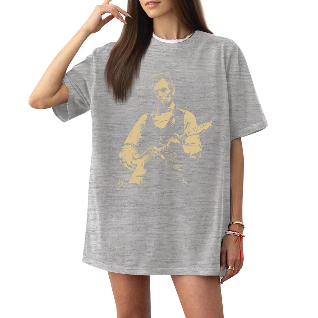 Women's Casual Letter Print Short-sleeved Top T-shirt