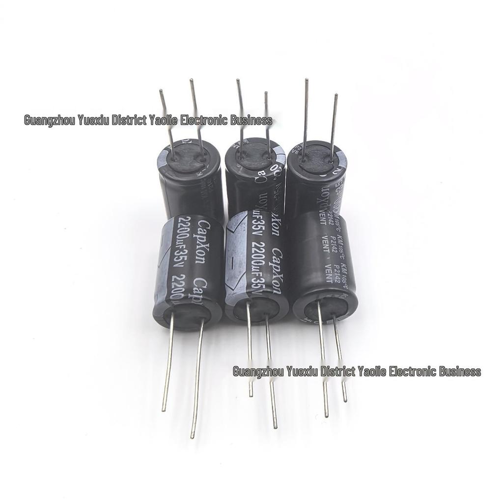 CAPXON Fengbin 35V 2200uF 16x25mm Aluminum Electrolytic Capacitor for Audio Filtering