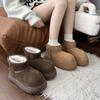 [Fanfna] Autumn and winter popular snow boots women's Korean cute super mary short boots velvet warm cotton boots