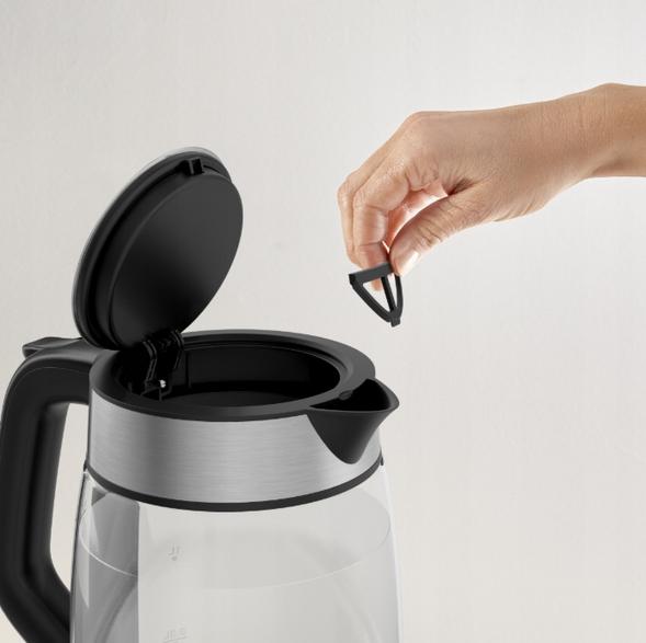 Electric Kettle TEFAL KI605830, Silver and Black