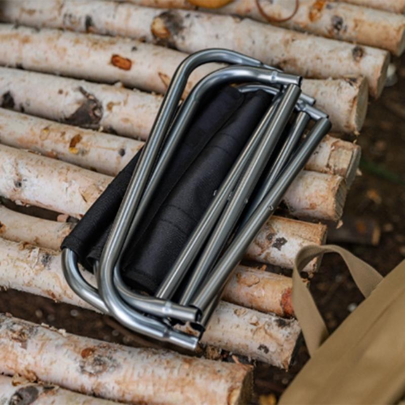 Convenience Folding Stool Little Fishing Chair Light weights Portable Camping Stool for Hikings and Backpacking