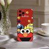 C-Cartoon R-Red cute A-Elmo-O  Phone Case For iPhone 17,16,15,14,13,12,11 Plus,Pro Max,XS,Soft Silicone Black Cover
