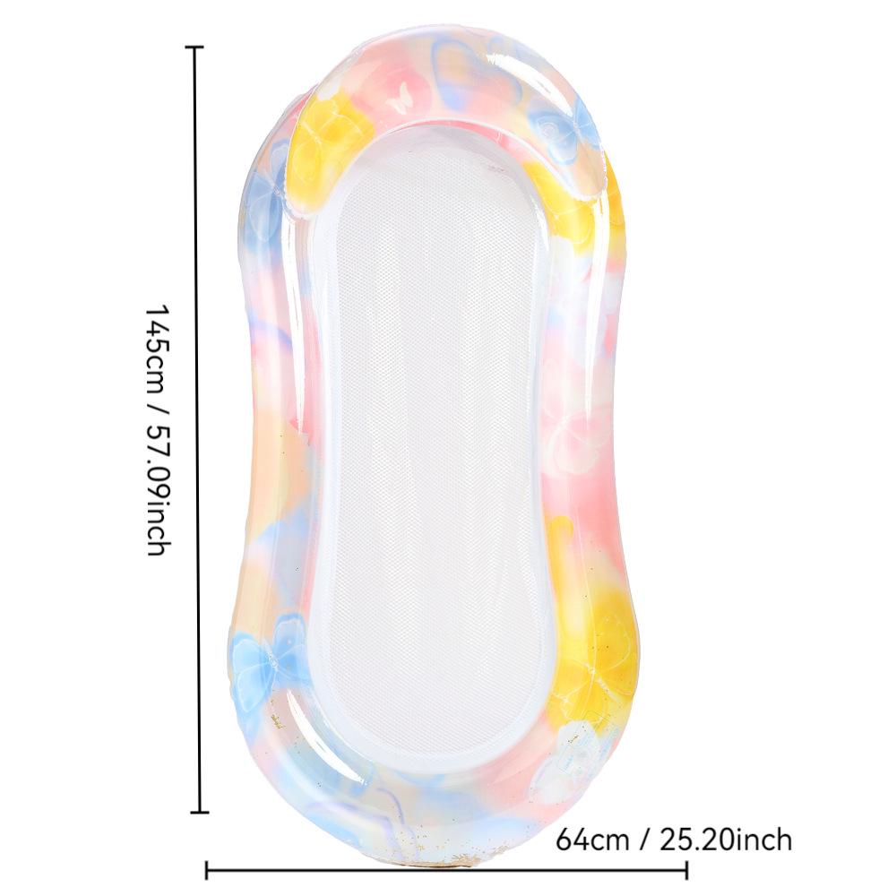 New Style Daisy Stripe Inflatable Pool Float Lounger