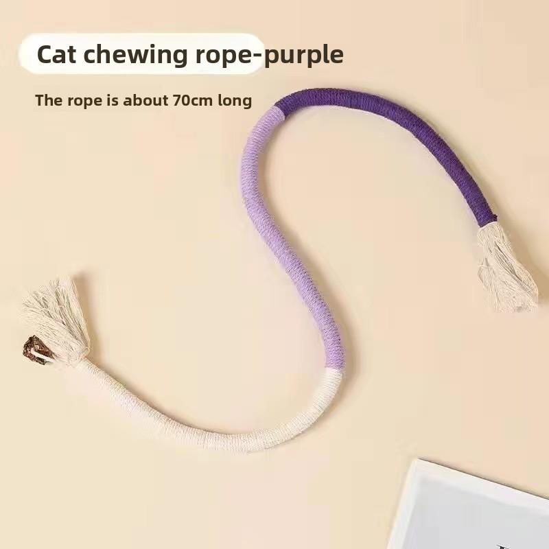 Katzen-Reizstab, Katzen-Beißseilspielzeug, Selbstbeschäftigung und Langeweile, Zahnungshilfe Gallapfel Katzen-Spielzeugprodukte, Kauen und Spielen