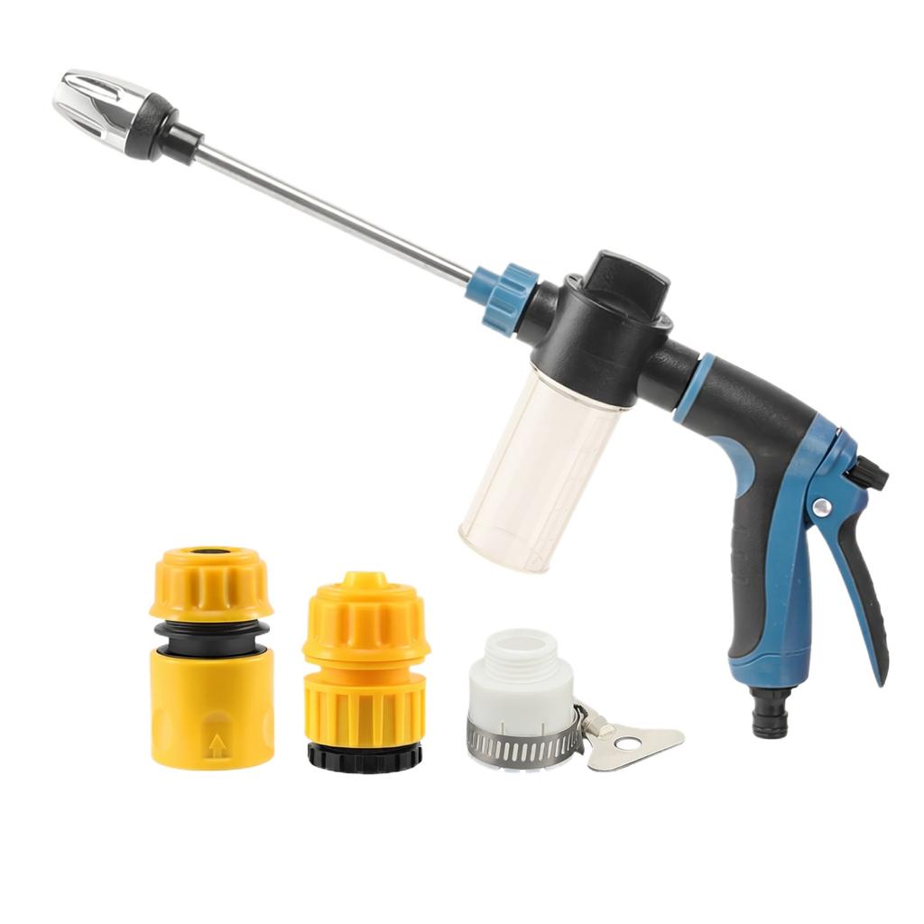 Pressure Washer, Handheld Power Washer With 360° Rotating Nozzle, 3 Spray Modes, Stainless Steel Universal Hose Fit,