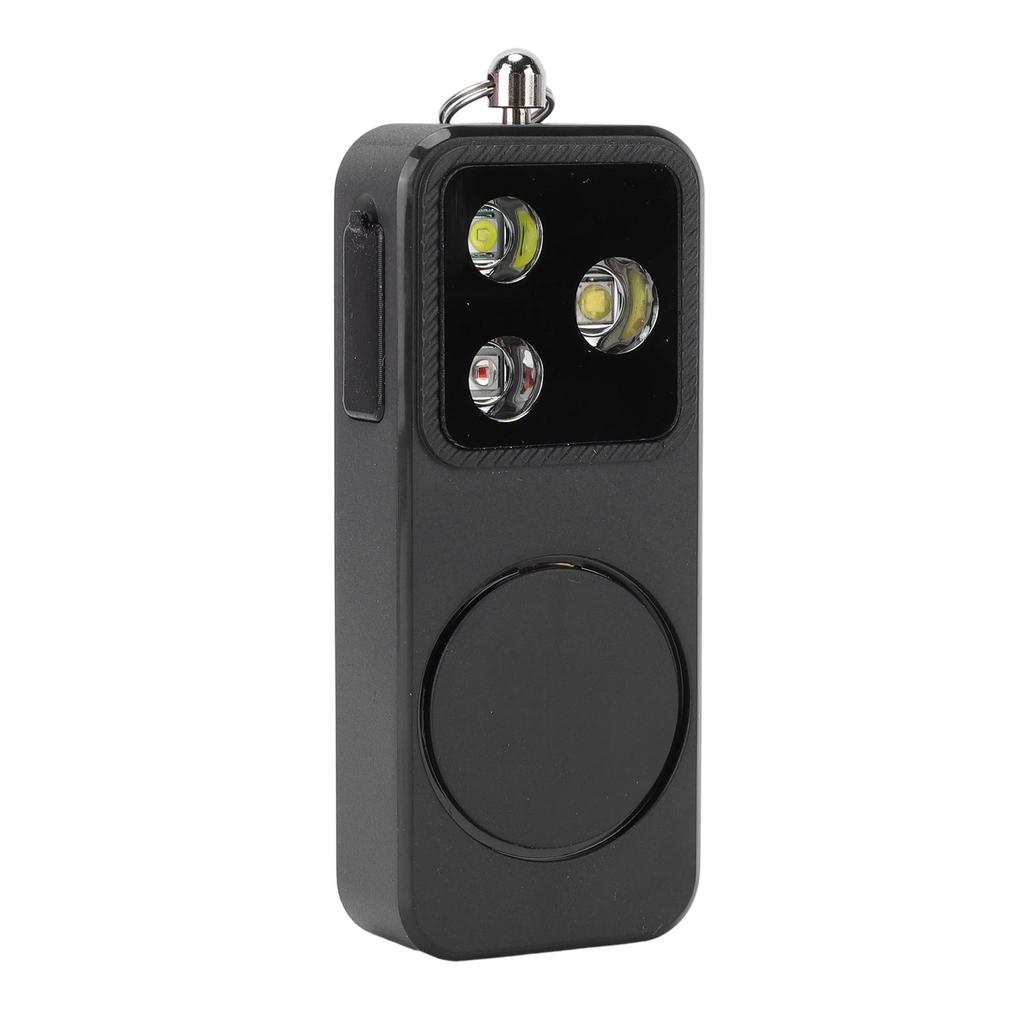 Alarm Light for Women 4 Lighting Modes USB Rechargeable Keychain Siren Security LED Light for Emergency