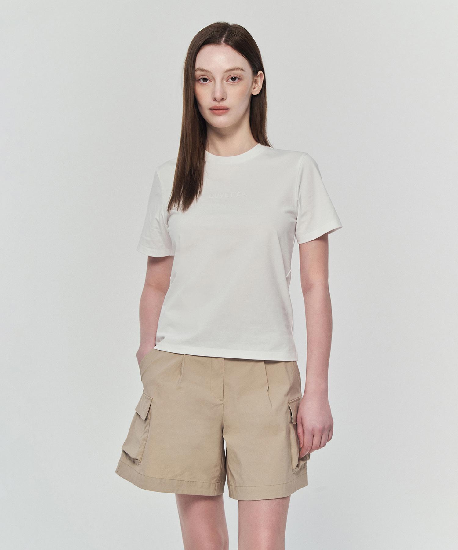 Duvetica Cassia (Light Ivory) (Women S Short Sleeve T-Shirt) Ivl/S
