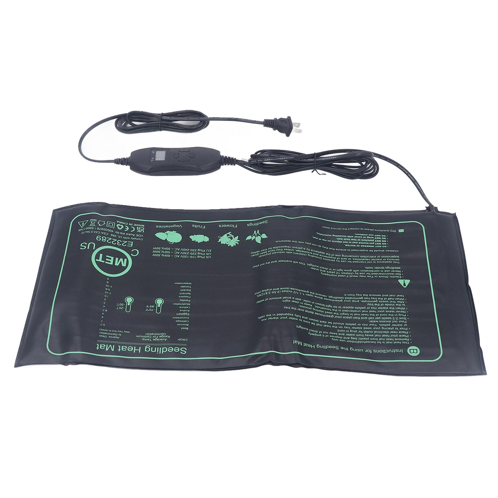 

Коврик с подогревом для рассады с цифровым термостатом, водонепроницаемый, эффективный, универсальный, для проращивания семян