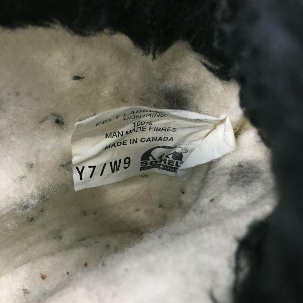 SOREL Vintage Canada Snow Boots Lined Purple size 7 25.0(USED)