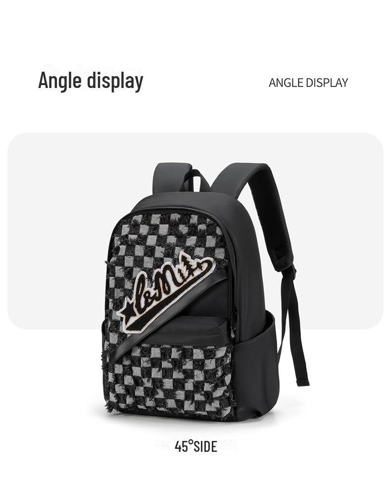 Stylish and Spacious Backpack: Perfect for Travel, School, and Short Trips for Middle School Students - Lightweight and Trendy Design.