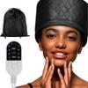 Cappello Termico Elettrico Portatile 10 Livelli di Calore Cappello Elettrico per Capelli 3 Timer Cappello per Vapore sui Capelli per Salone H