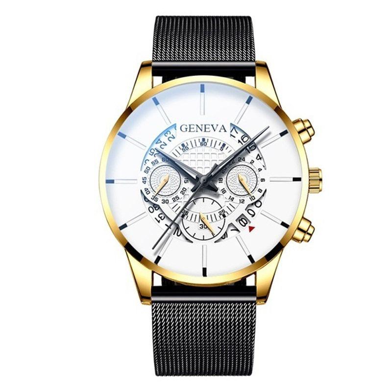 Fashion Men Watch Stainless Steel Luxury Calendar Business Exquisite Watches Male Clock Sports Wristwatch Relogio Masculino