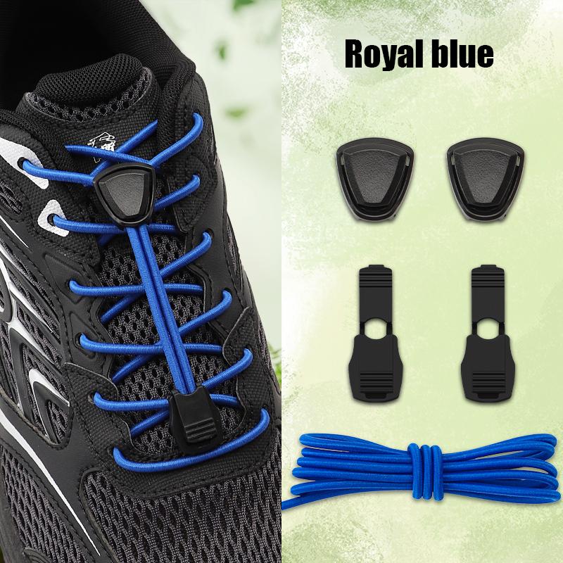 1 Pair Stopper for Elastic Rope Fastener for Kids Adult Triangle Plastic Cord Lock No Tie Shoelaces Buckle Lazy Sneaker Laces