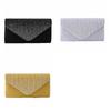 Large Capacity Women Evening Handbag Rhinestone Wedding Clutch Elegant Crossbody Bag  Party